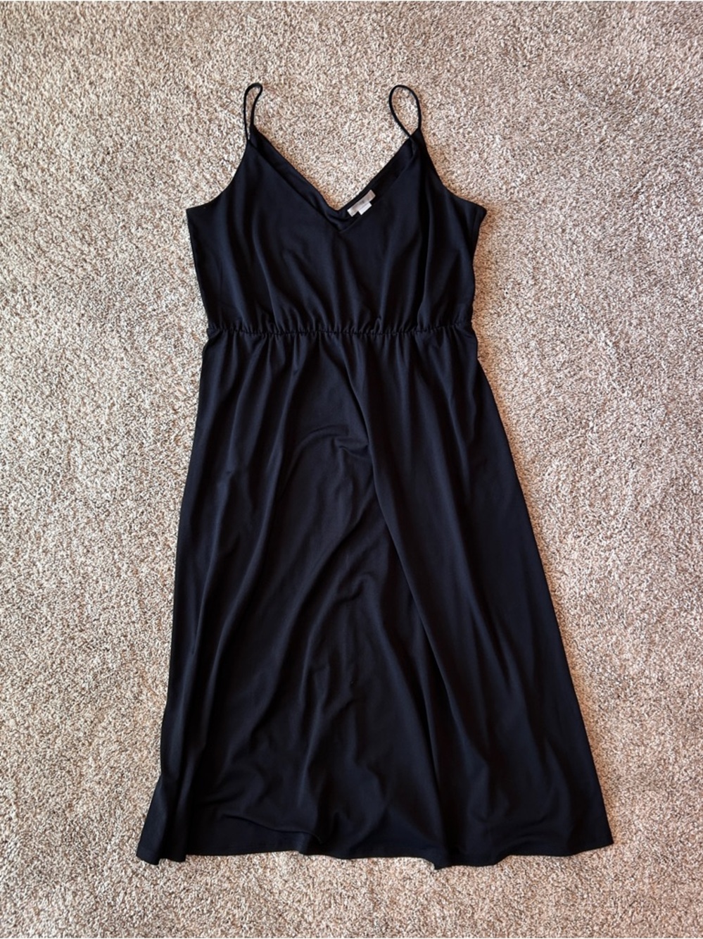 H&M V-Neck Slip Dress with Cinched Waist